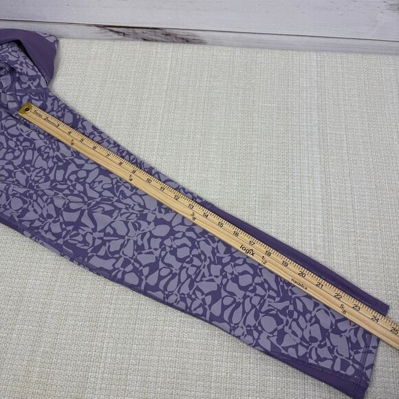 Under Armour Compression Leggings Purple Printed Womens Size Large - Picture 7 of 8